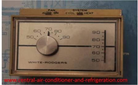 Thermostat - Gray Cooling Man Air Conditioning Repair Advice